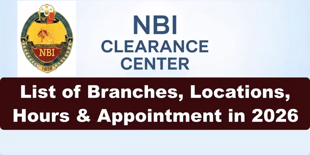 NBI Clearance Center List